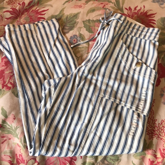 AMERICAN EAGLE OUTFITTERS Size 14 High Rise Taper Pant Classic Nautical $69 NEW - Picture 6 of 14